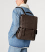 Bottega Veneta Leather Intrecciato Back-To-School Backpack