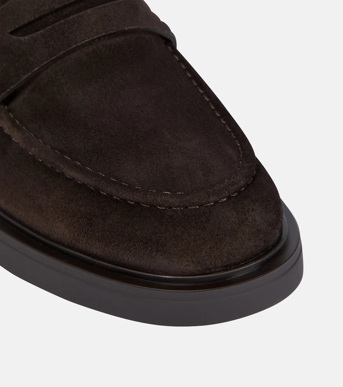 Gianvito Rossi - Harris shearling-lined suede loafers