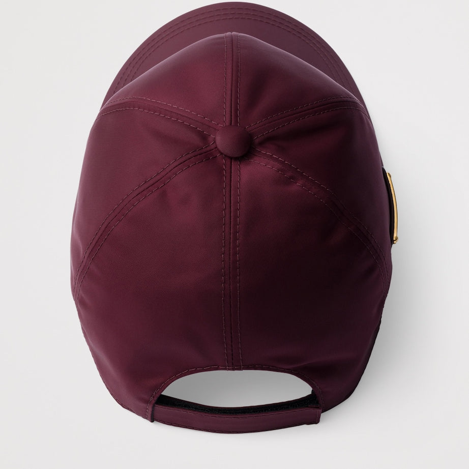 Burgundy Re-Nylon Baseball Cap