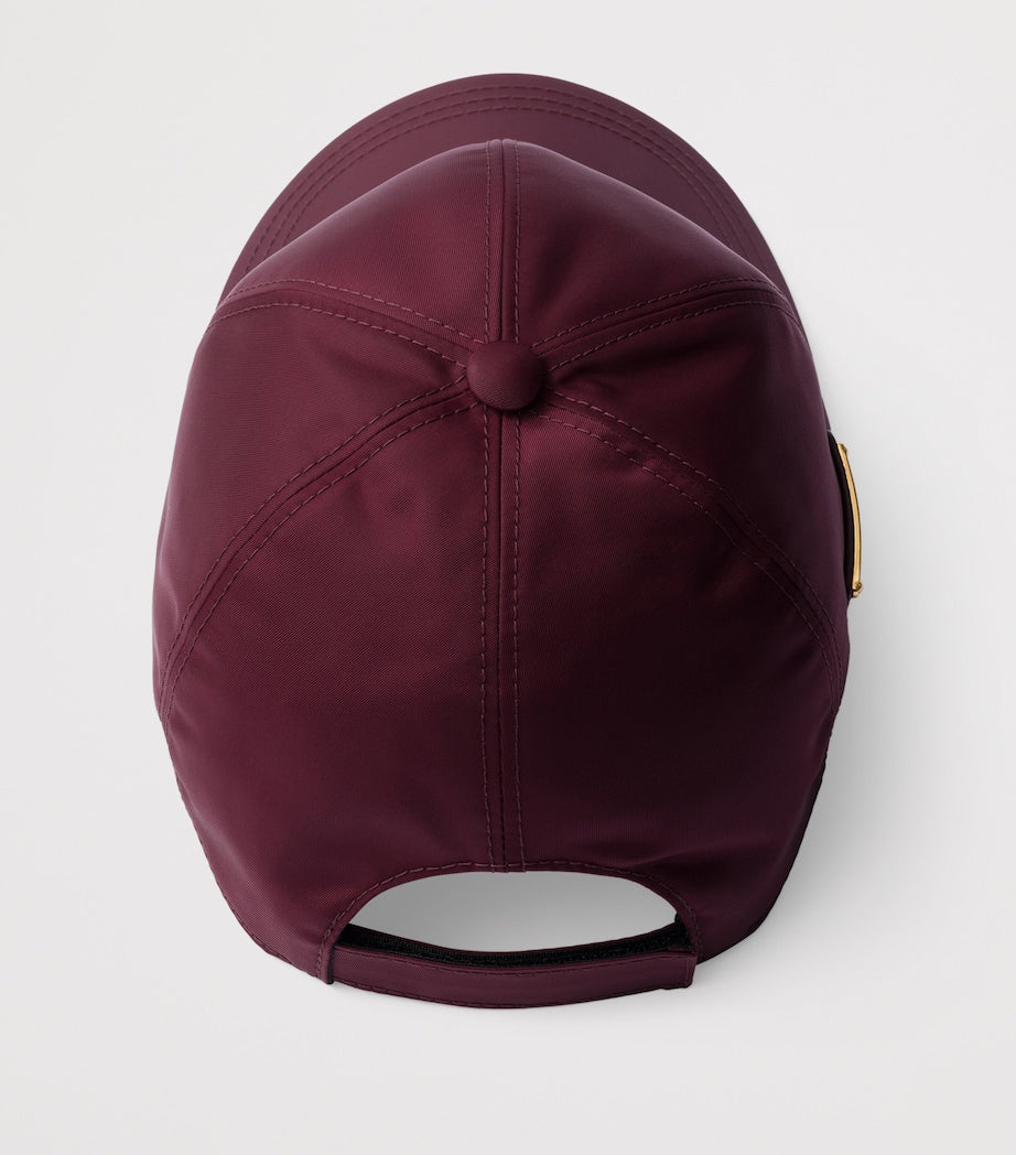 Burgundy Re-Nylon Baseball Cap