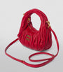 Red Mini Leather Matelassé Wander Top-Handle Bag