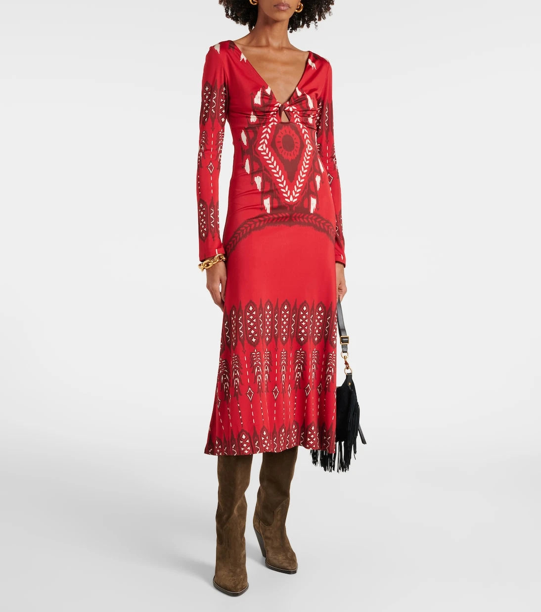 Johanna Ortiz - Printed jersey midi dress