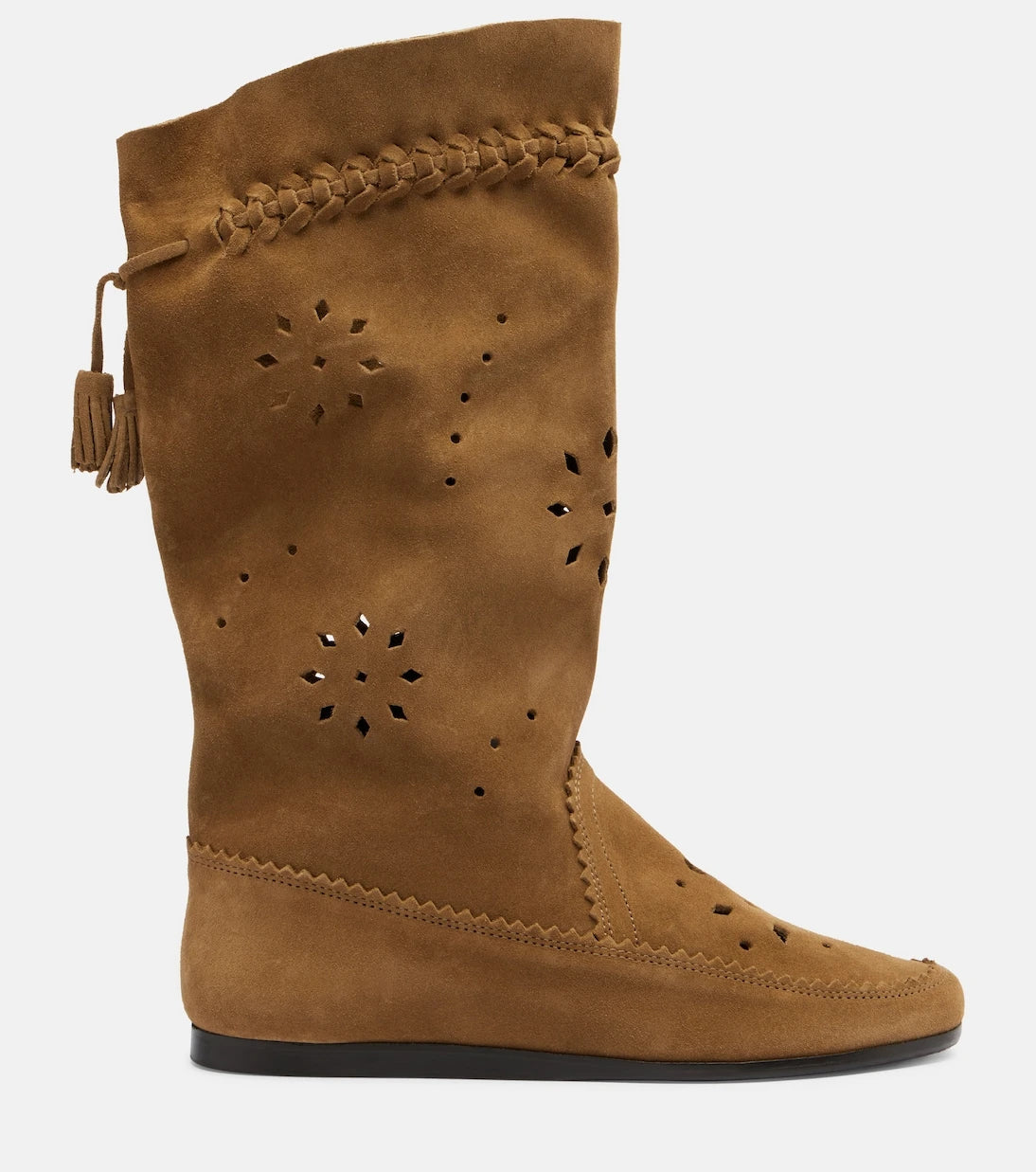 Isabel Marant - Welky laser-cut suede mid-calf boots