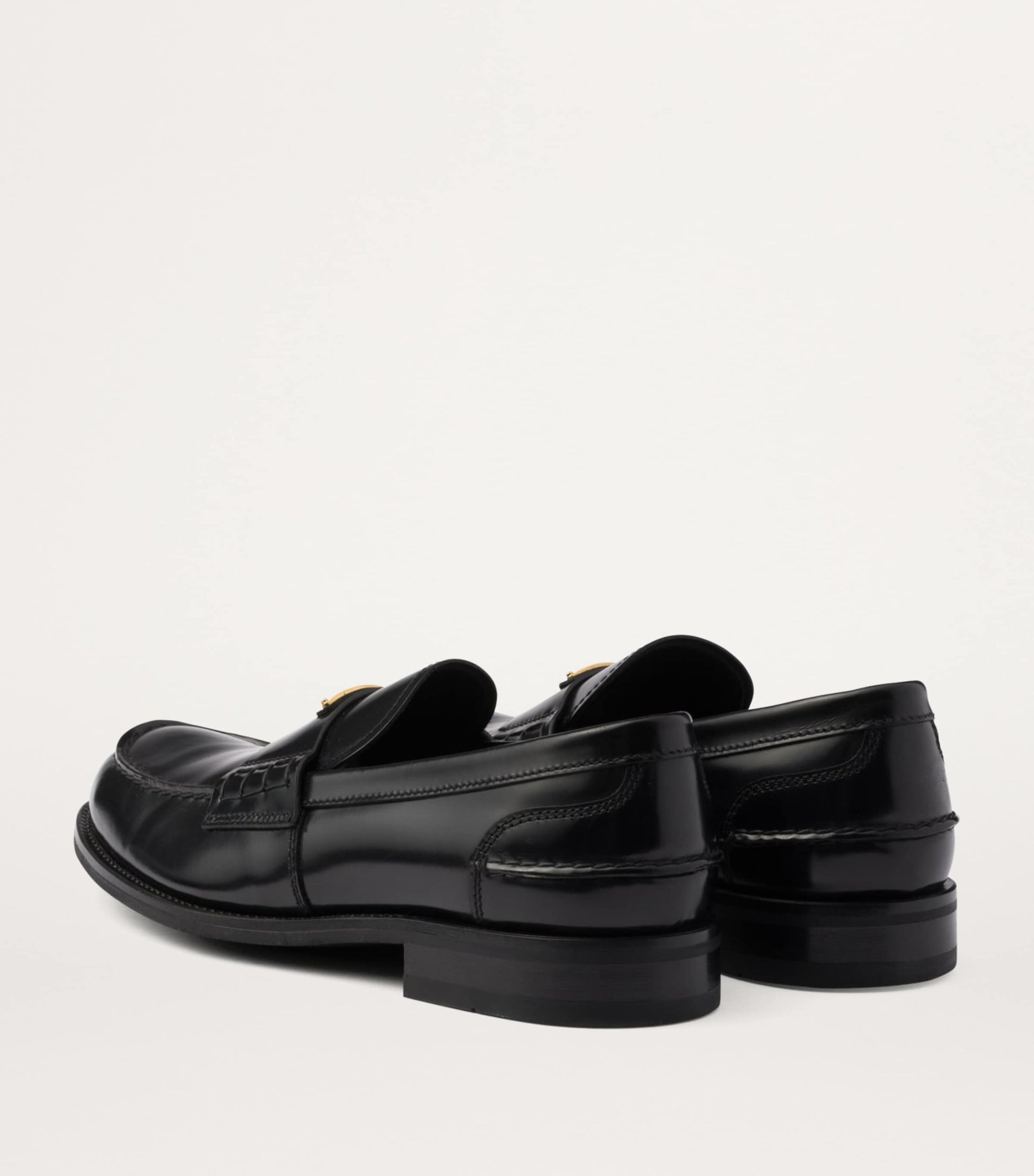 Brushed Leather Loafers