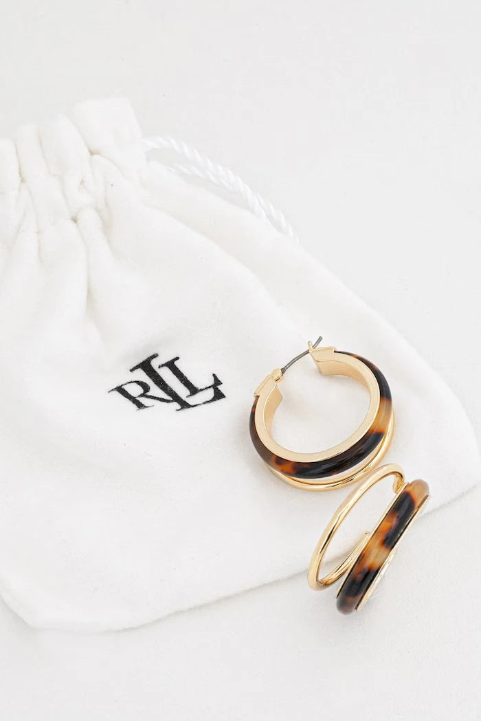 Lauren Ralph Lauren kadın metal küpe MARTINGALE