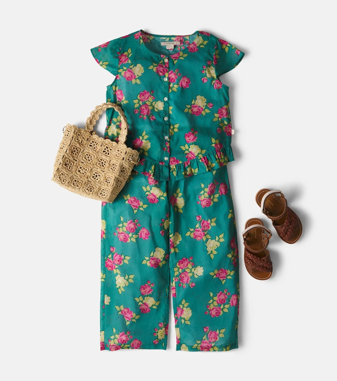 Konges Sløjd - Viola floral cotton voile pants