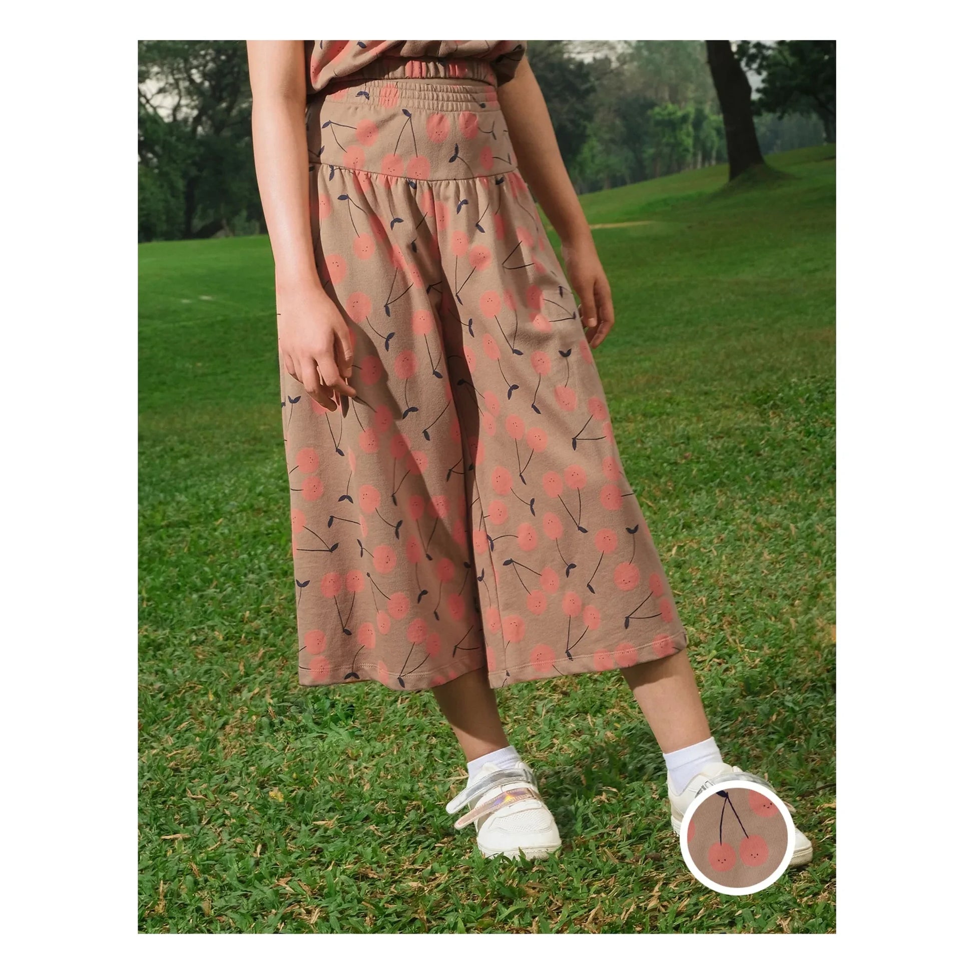 Gingersnaps - Audrey Cherry Bermuda shorts | Brown