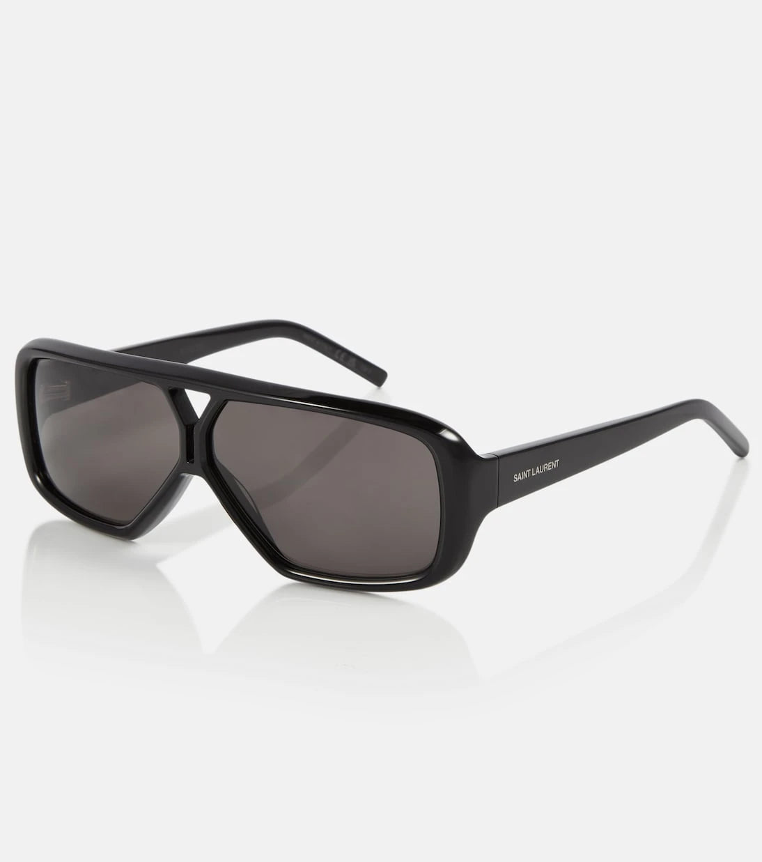 Saint Laurent - نظارة شمسية SL 569 Y ذات حاجب مسطح