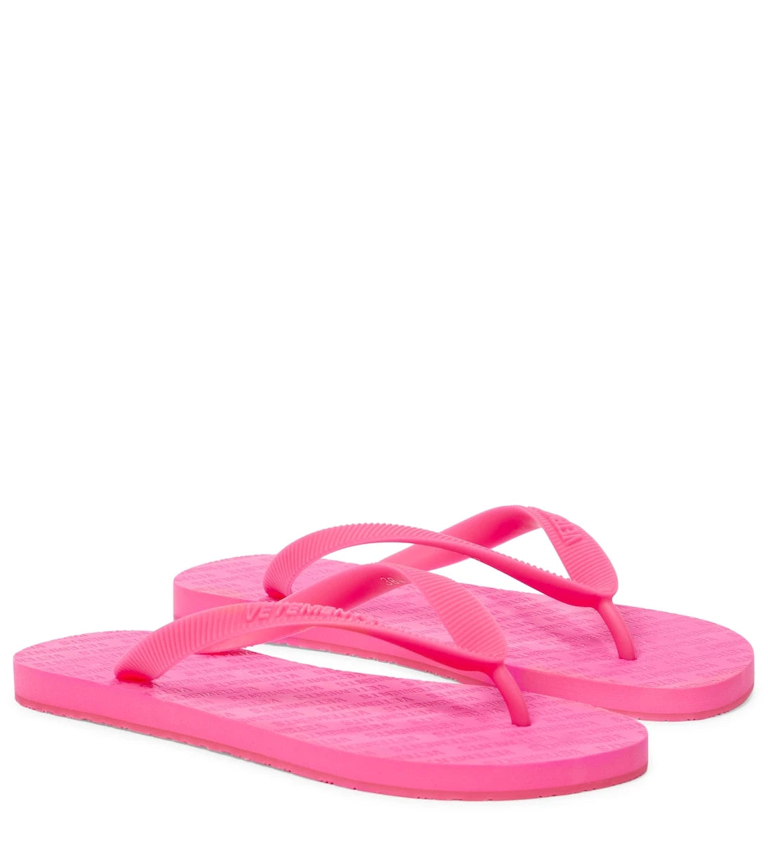 Vetements - Logo thong sandals