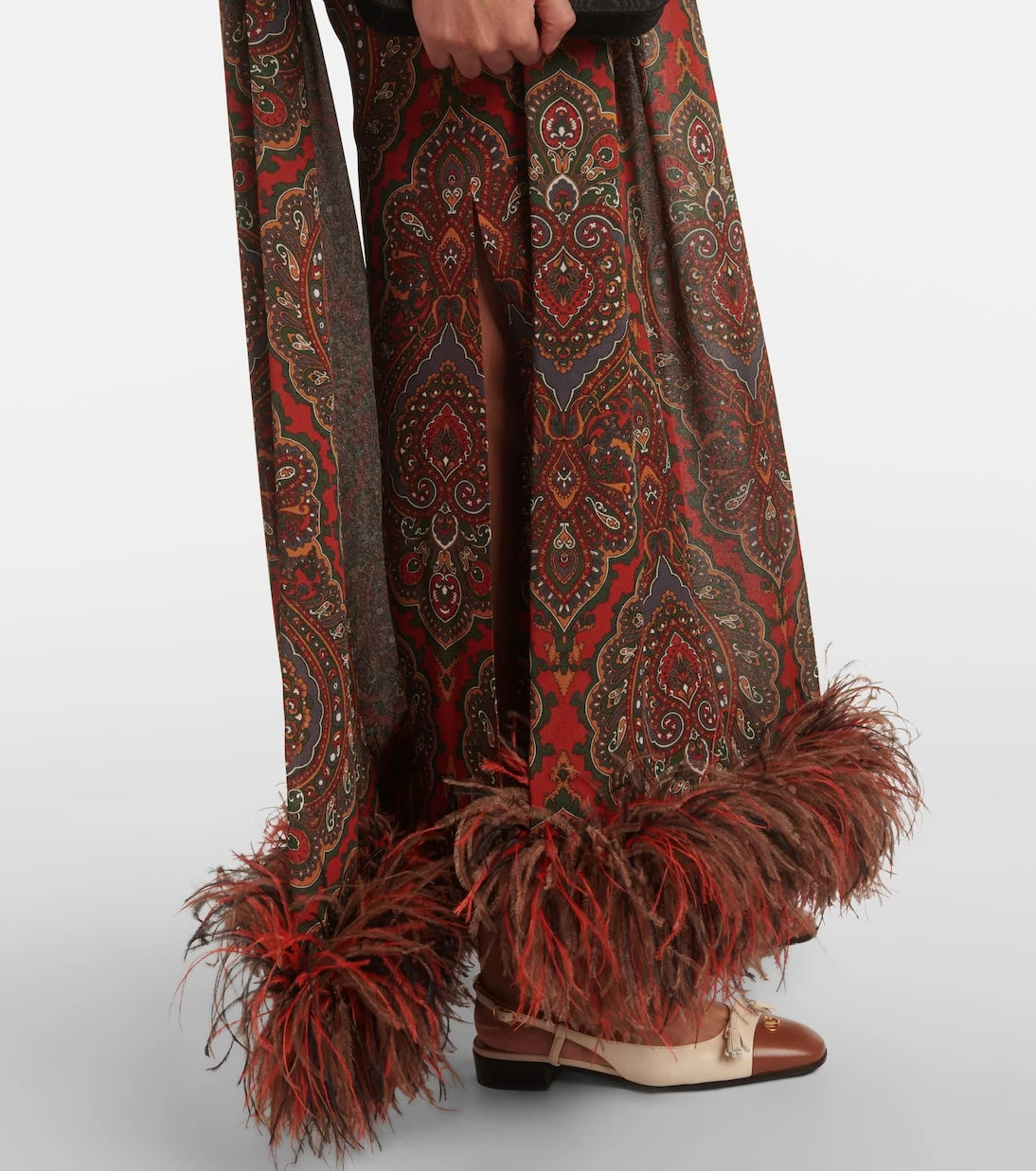 Valentino - Voyage Imaginaire silk georgette gown
