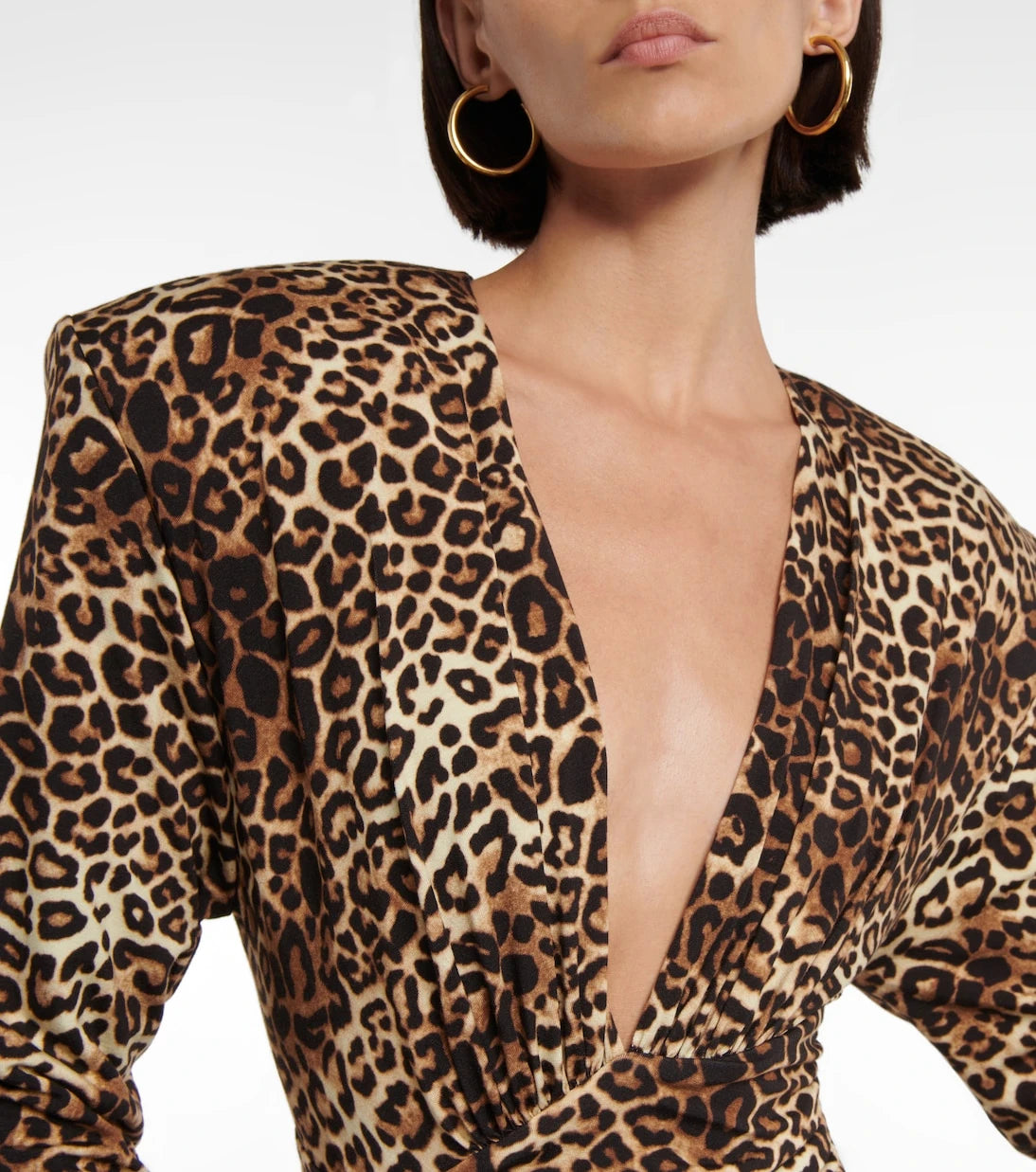 Alexandre Vauthier - Leopard-print jersey maxi dress