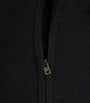 Black Cashmere Quarter-Zip Sweater