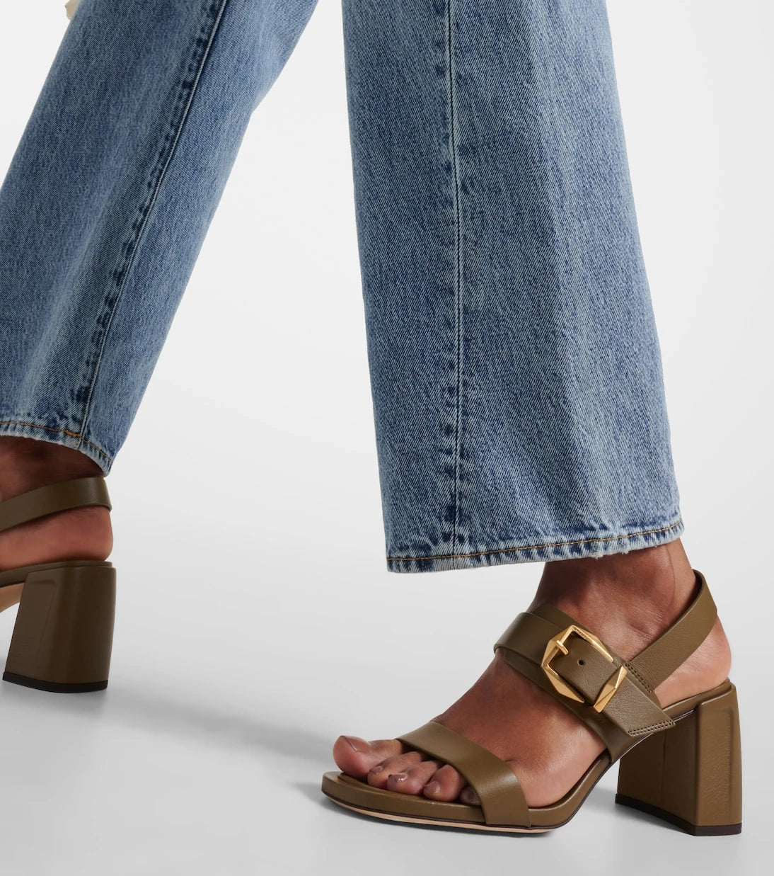 Jimmy Choo - Hawke 70 leather sandals