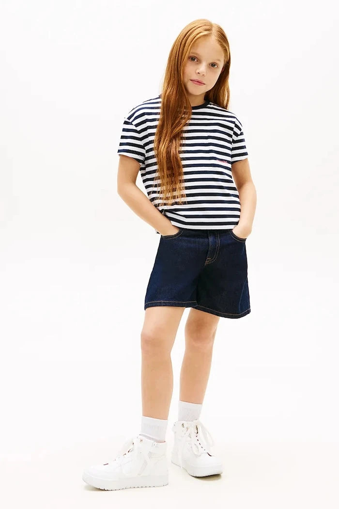 Çocuklar için pamuklu Tommy Hilfiger tişört