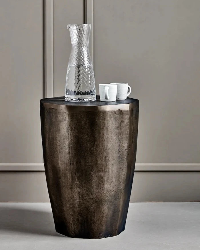House Doctor Fırçalanmış Metalden Sehpa 44 x 33 cm