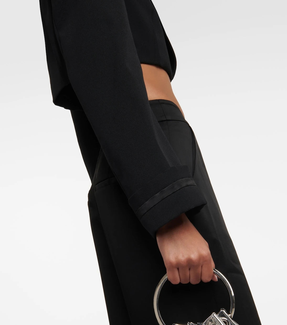 Simkhai - Clare cropped wool-blend blazer