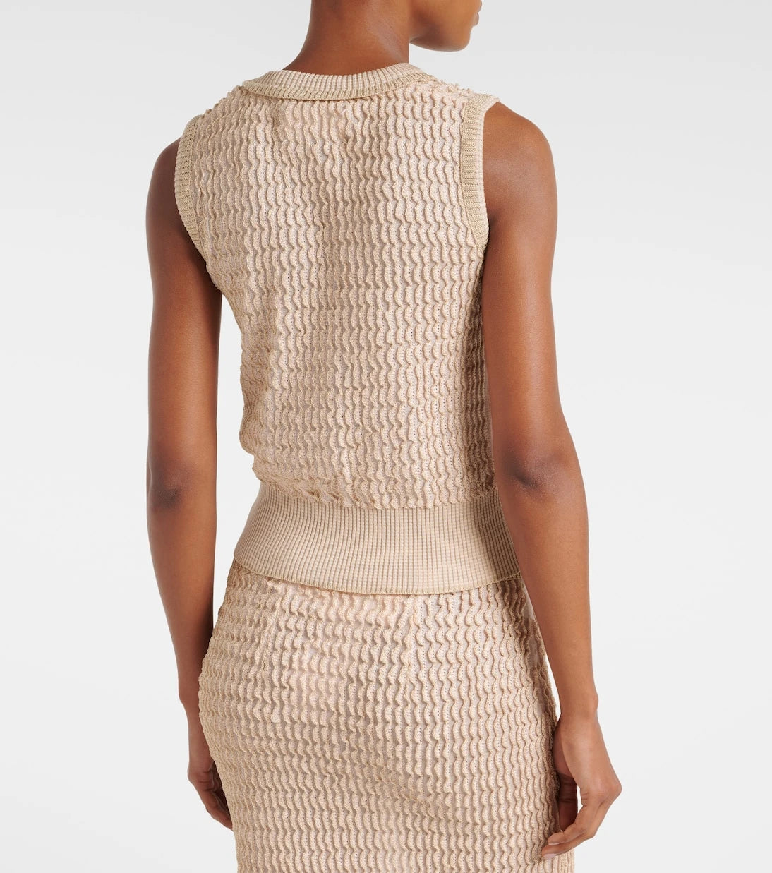 Maison Margiela - Ribbed-knit sweater vest