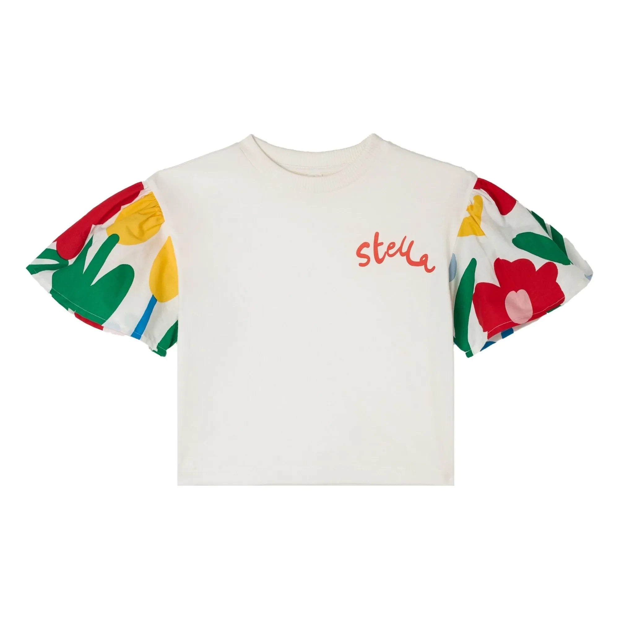 Stella McCartney Kids - Stella Fleuri T-shirt | Ivory