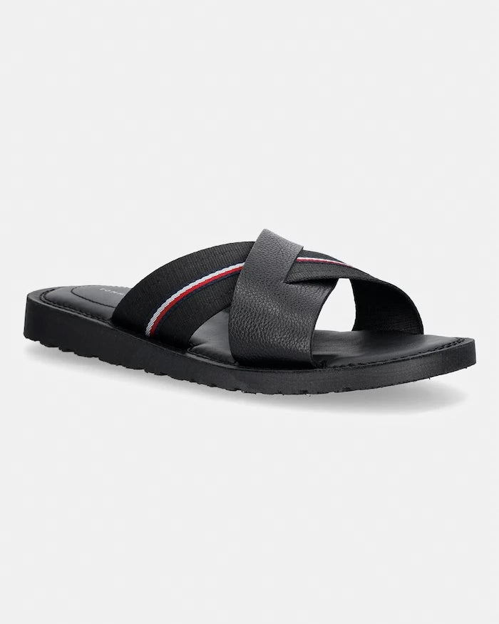 Tommy Hilfiger erkek deri terlik CORE HILFIGER LTH CRISS C SANDAL