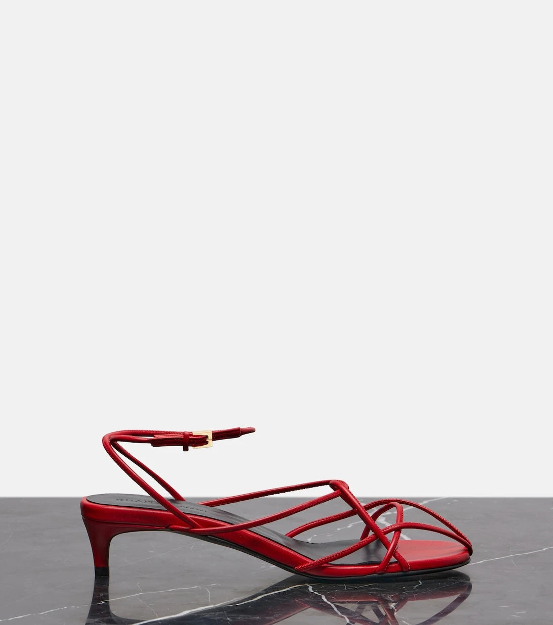 Khaite - Loulou 35 leather slingback sandals