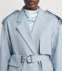 CAMILLA AND MARC Blue Wool-Blend Gehry Trench Coat