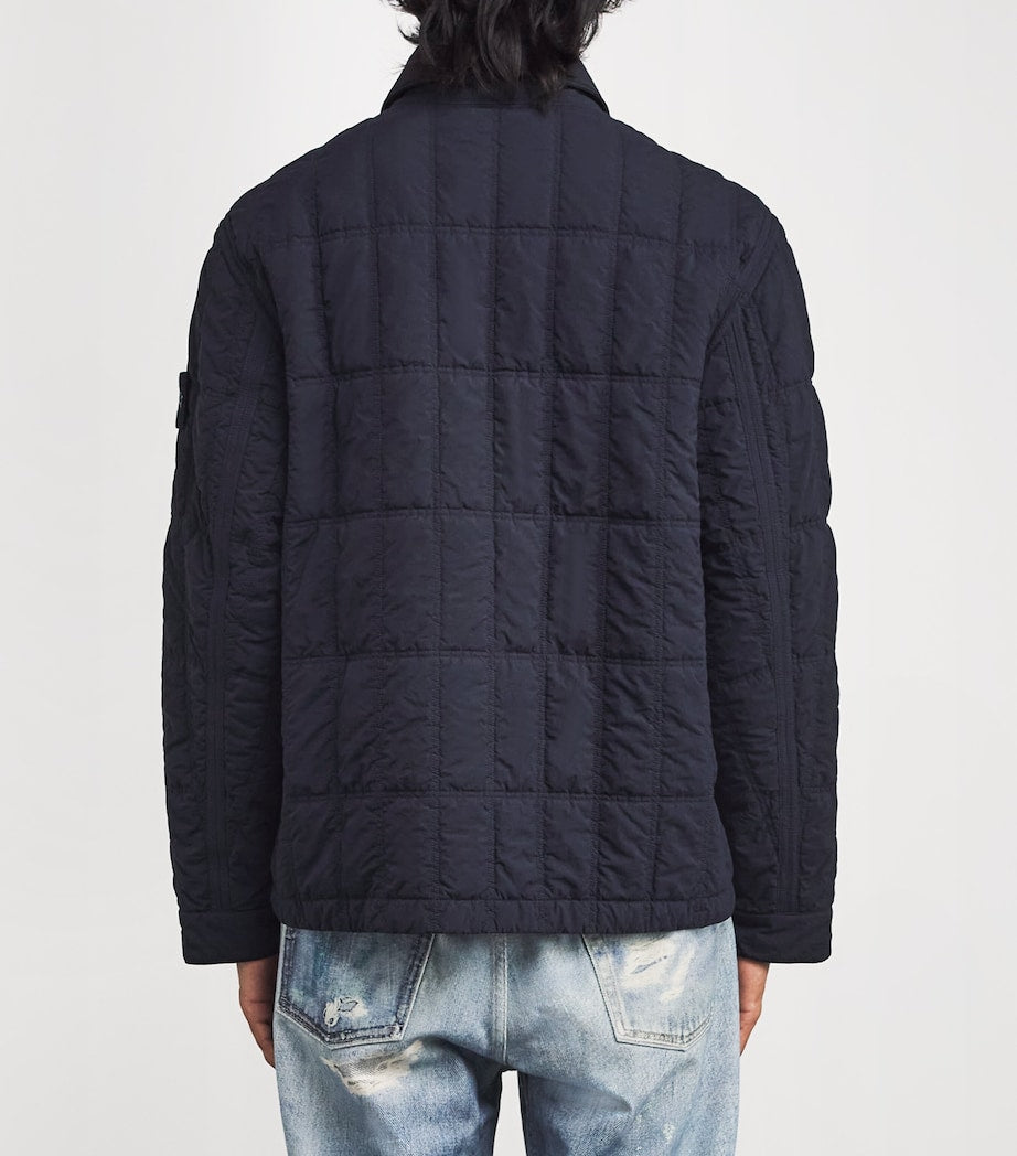 Stone Island Navy GHOST PIECE Econyl Padded Jacket