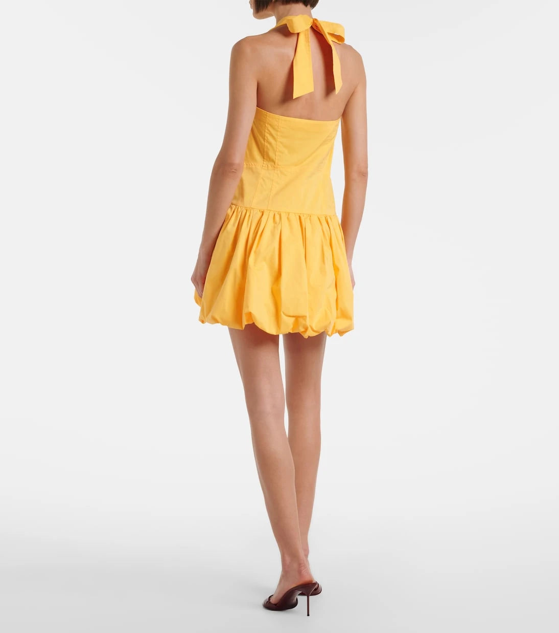 Simkhai - Brooke gathered cotton-blend minidress