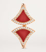 Rose Gold, Diamond and Carnelian Divas' Dream Ring
