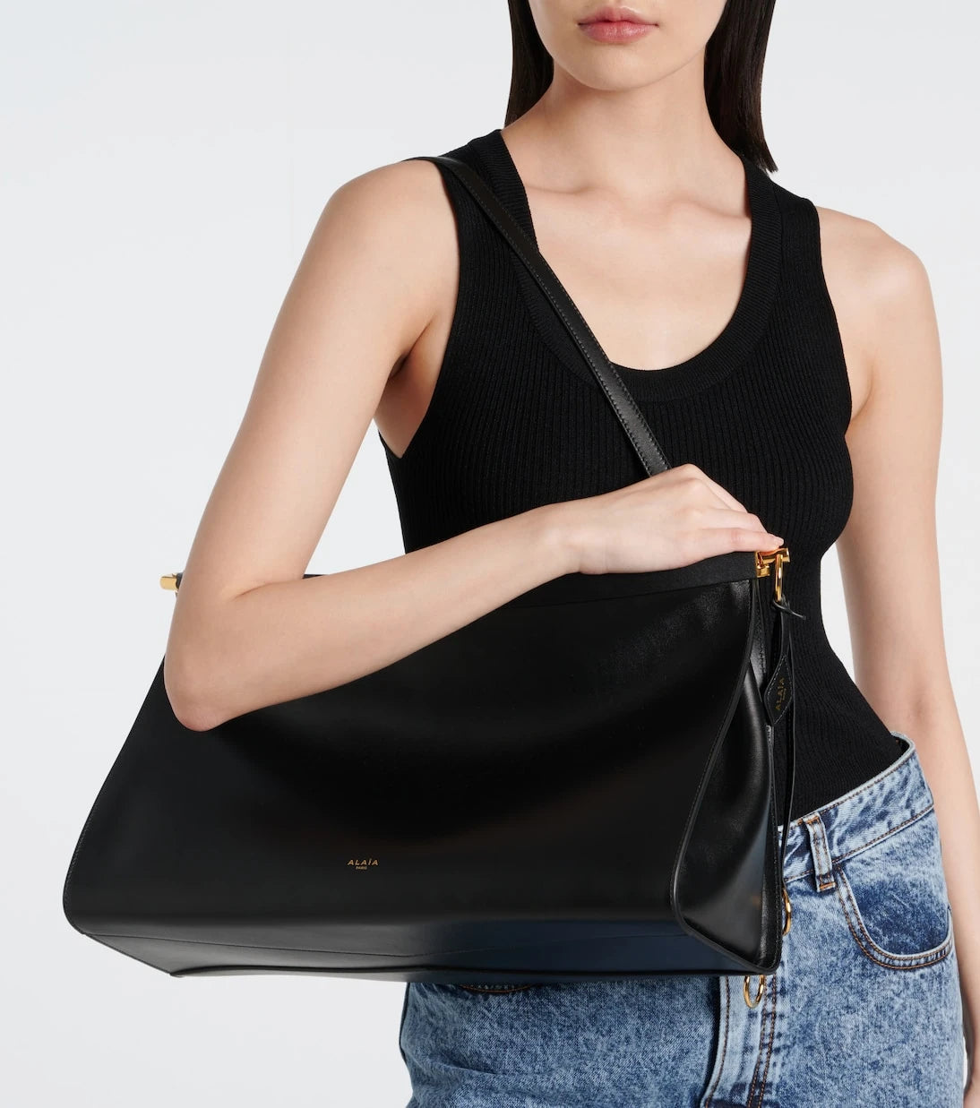 Alaïa - Le Click Large leather shoulder bag