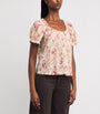 Organic Cotton Floral Frederica Blouse