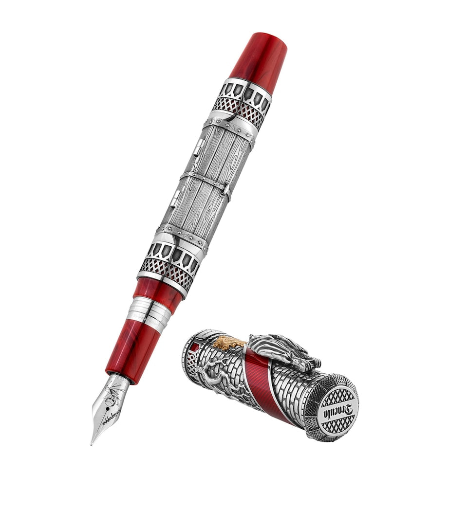 Montegrappa Sterling Silver Dracula Fountain Pen