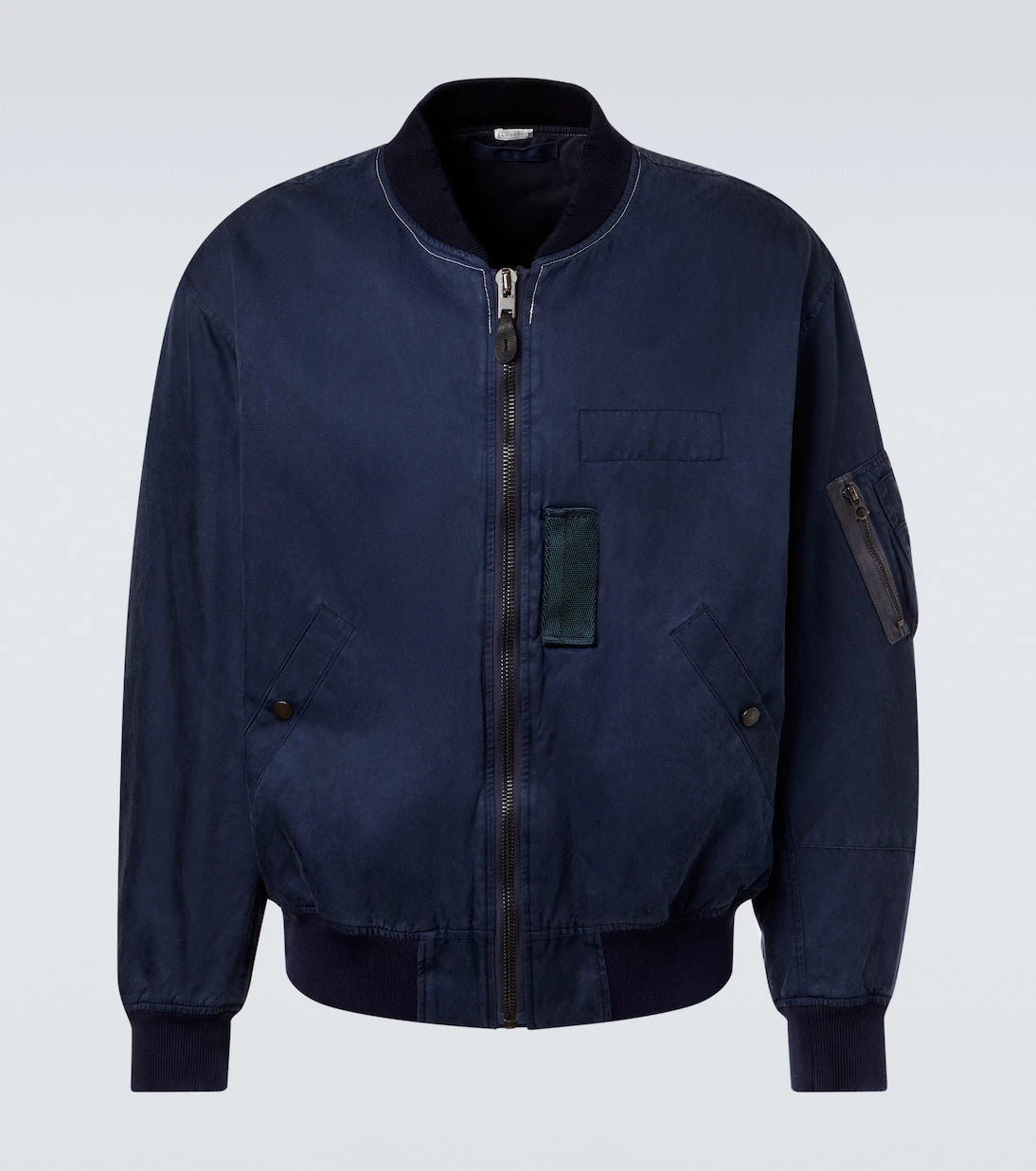 A.Presse - Vintage silk and cotton bomber jacket