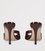 Gianvito Rossi Black Plexi Elle Mules 85