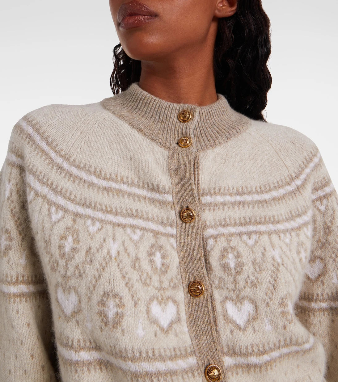 Khaite - Marc Fair Isle cashmere cardigan
