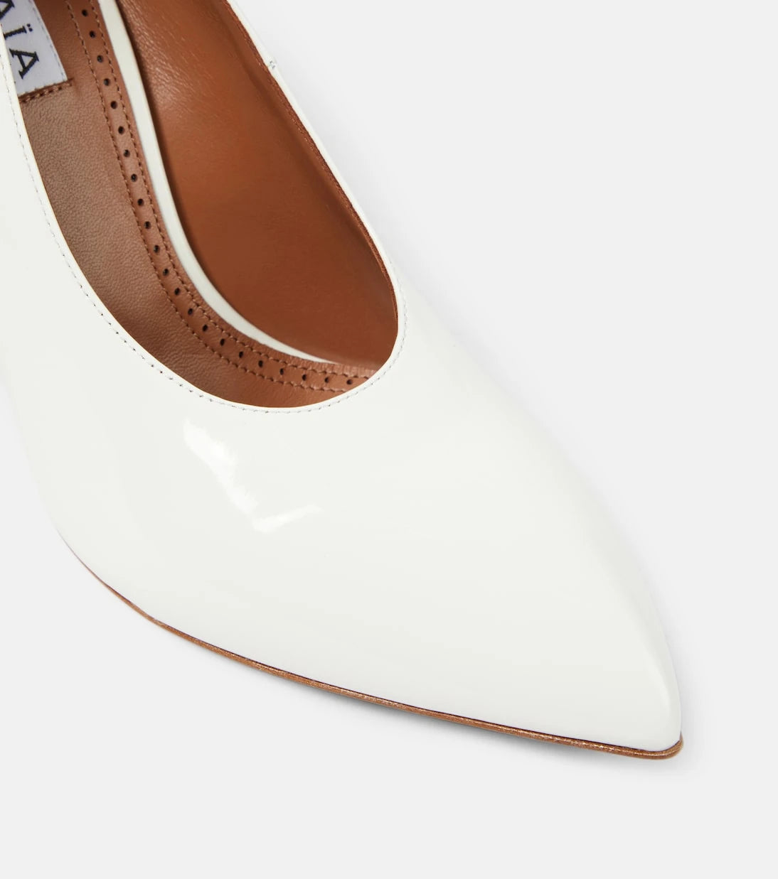 Alaïa - Shark patent leather pumps