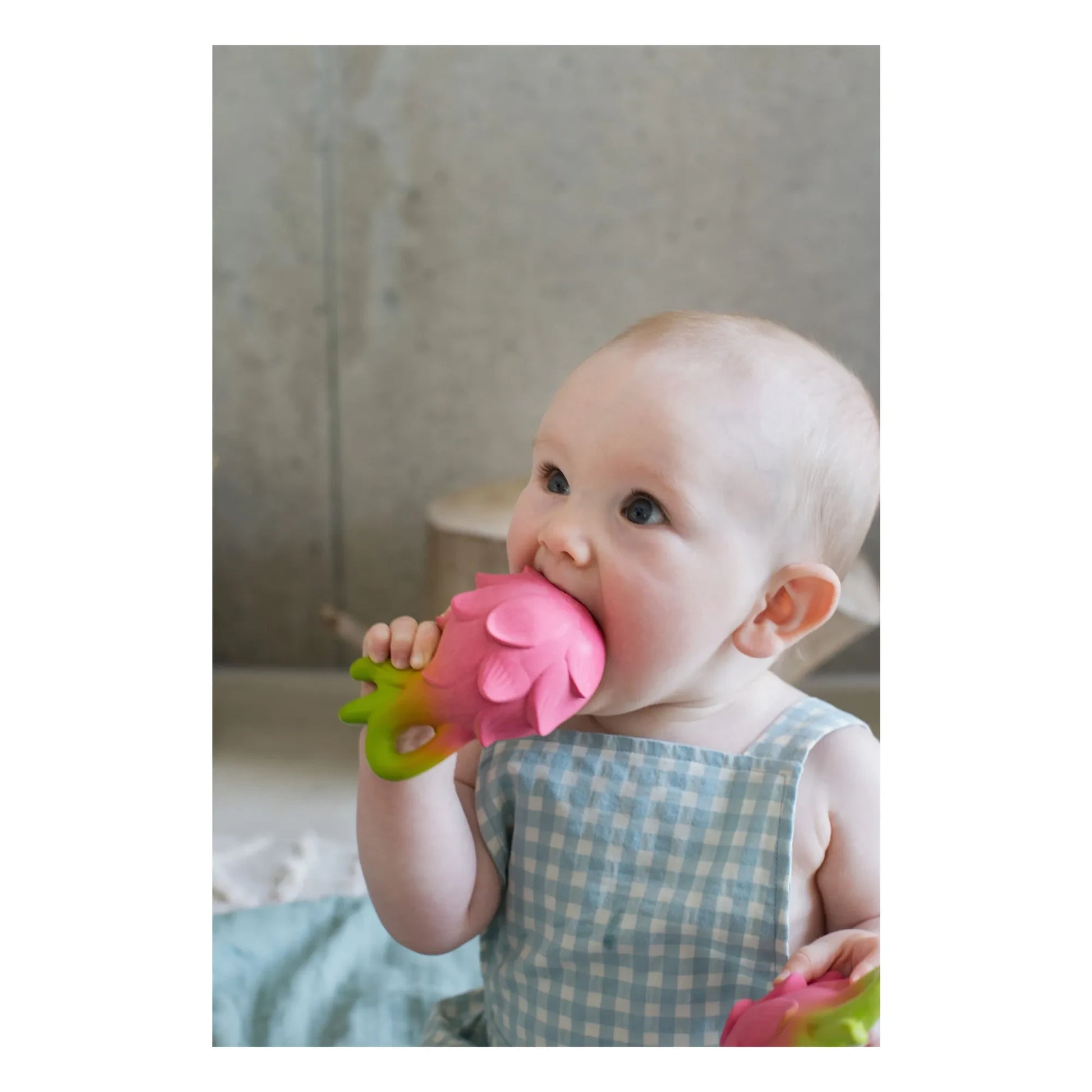 Oli & Carol - Fuscia the dragon fruit teething ring