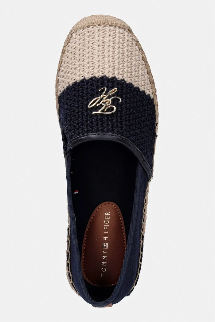 Tommy Hilfiger Kadın Espadril TH SCRIPT CROCHET ESPADRILLE