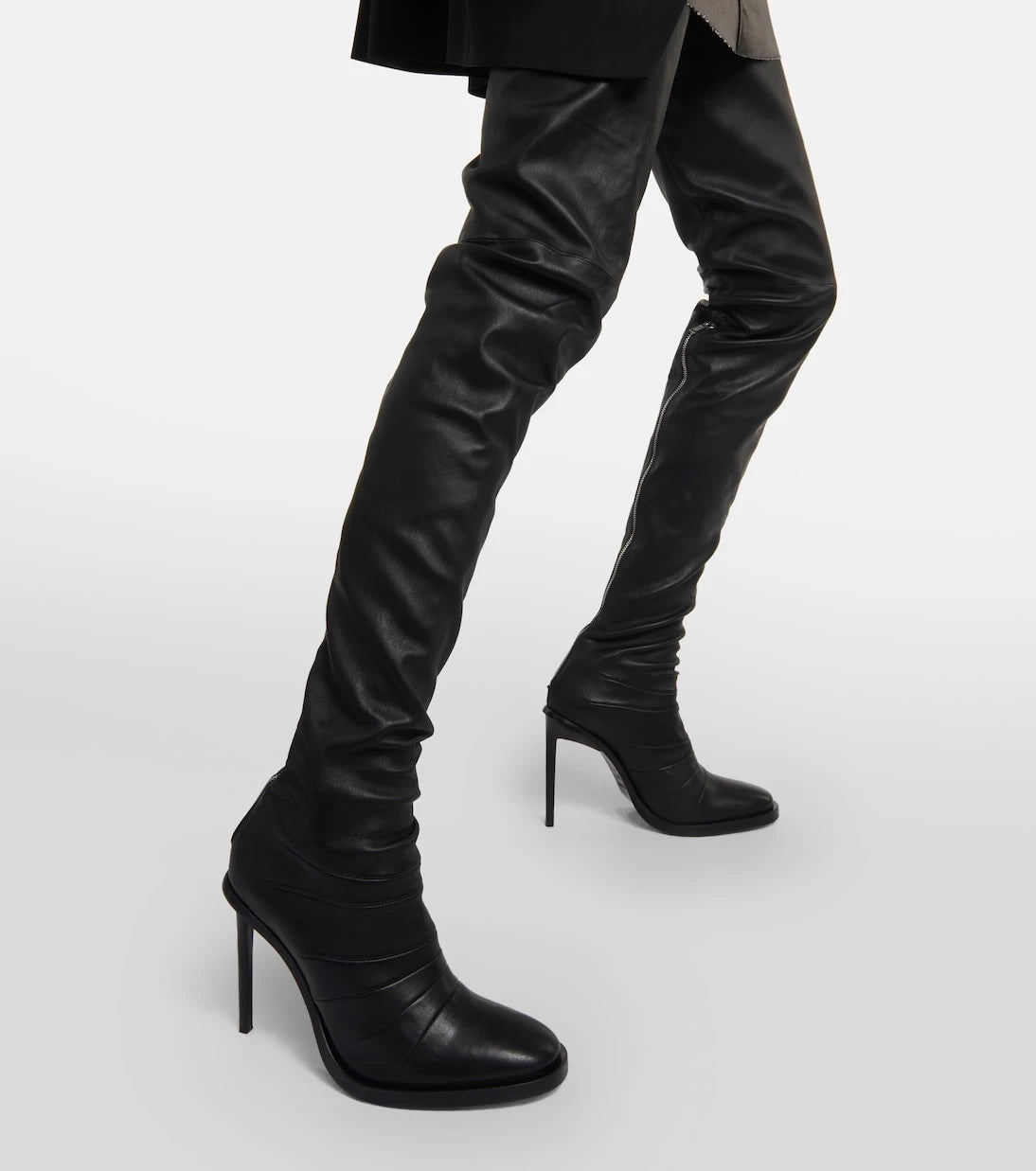 Ann Demeulemeester - Adna over-the-knee leather boots