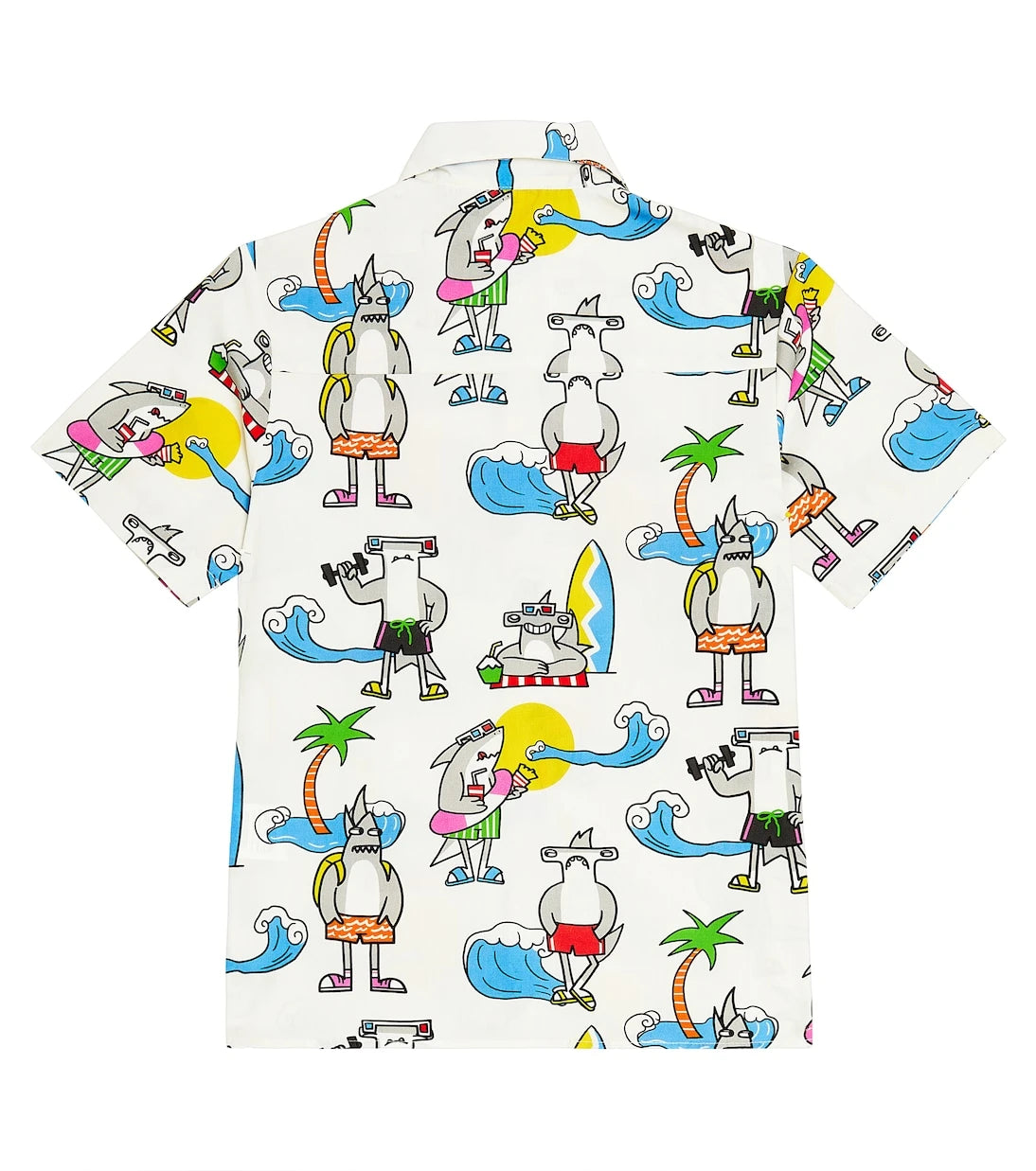 Stella McCartney Kids - Printed cotton poplin T-shirt