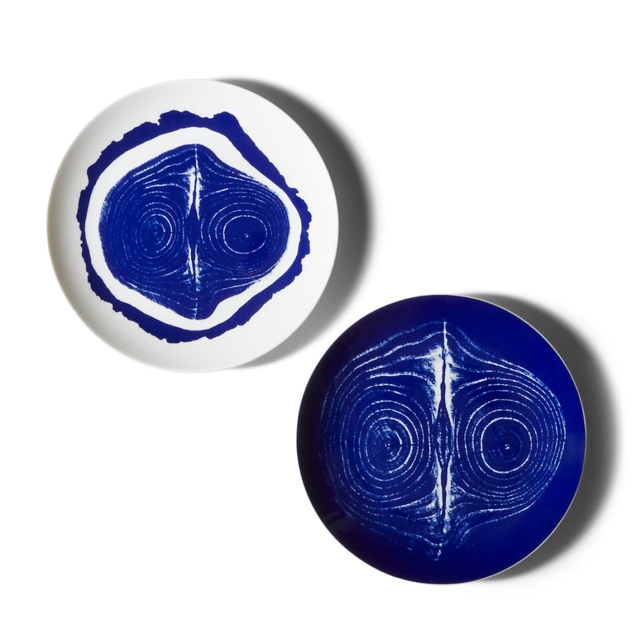 Cassina x Ginori 1735 Set of 2 Le Monde de Charlotte Perriand Tronc Dessert Plates (20.5cm)