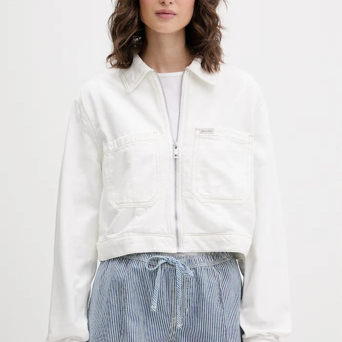 Guess Jeans дънково яке дамско с памук