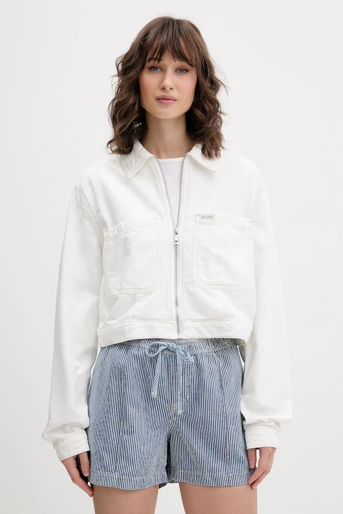 Guess Jeans дънково яке дамско с памук