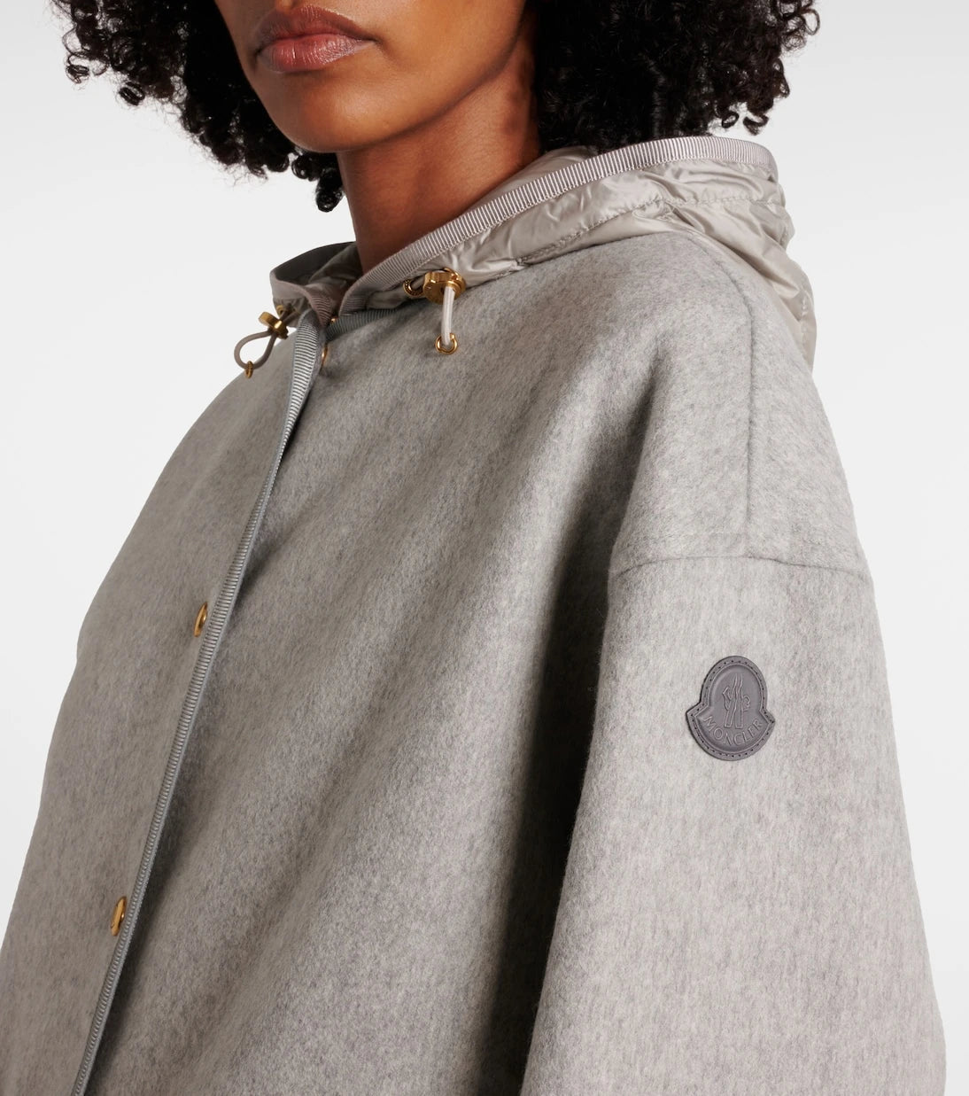 Moncler - Wool and cashmere down jacket