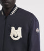 Moncler Blue Down Reversible Vennes Bomber Jacket