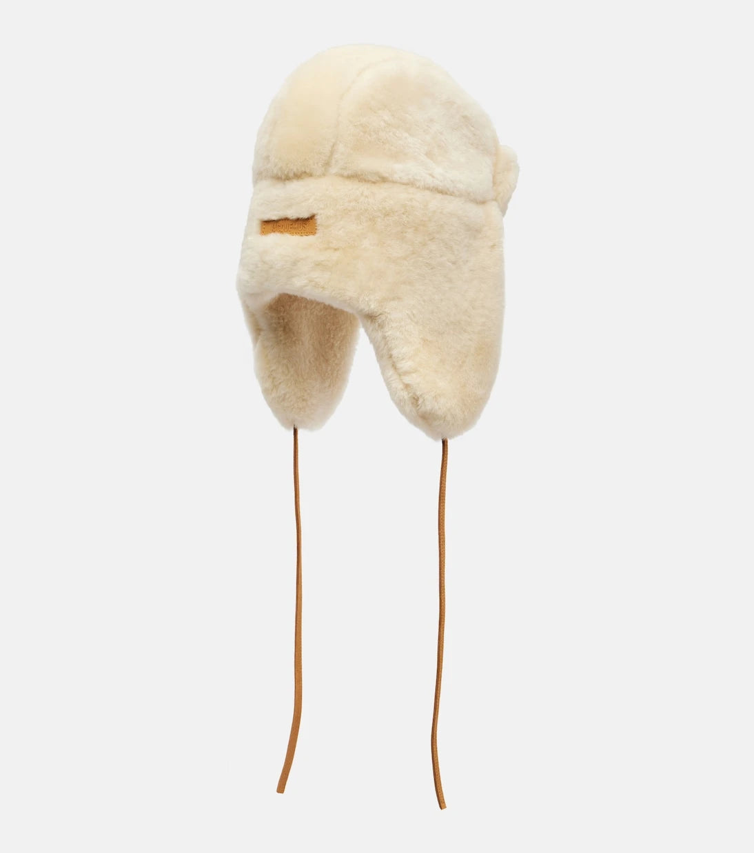 Jacquemus - Chapka leather-trimmed shearling hat