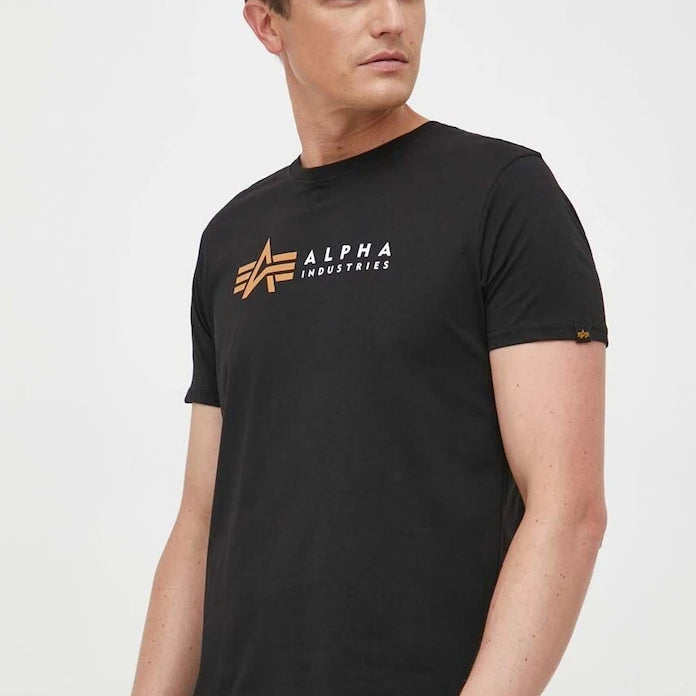 Pamuklu Tişört Alpha Industries Label T 118502 03
