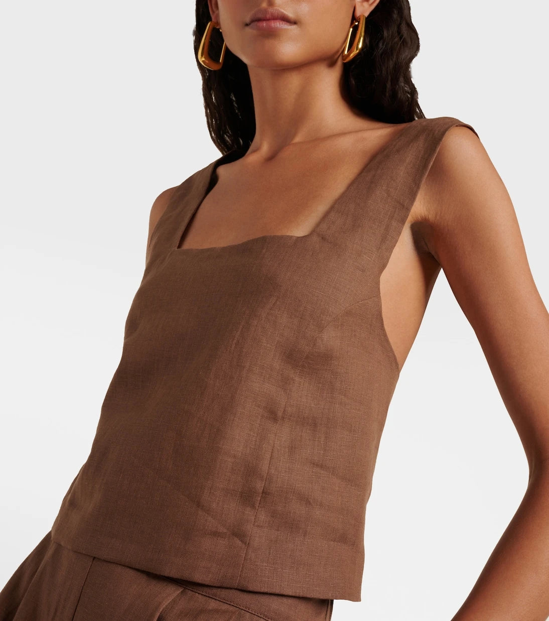 Asceno - Cozumel linen tank top