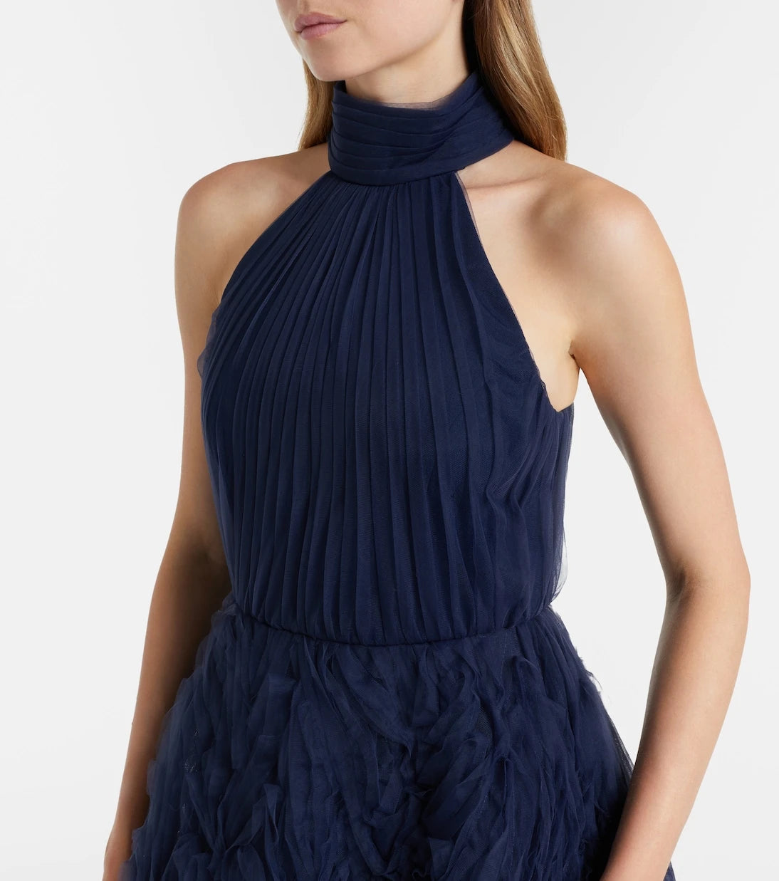 Rebecca Vallance - Jasmine pleated tulle gown
