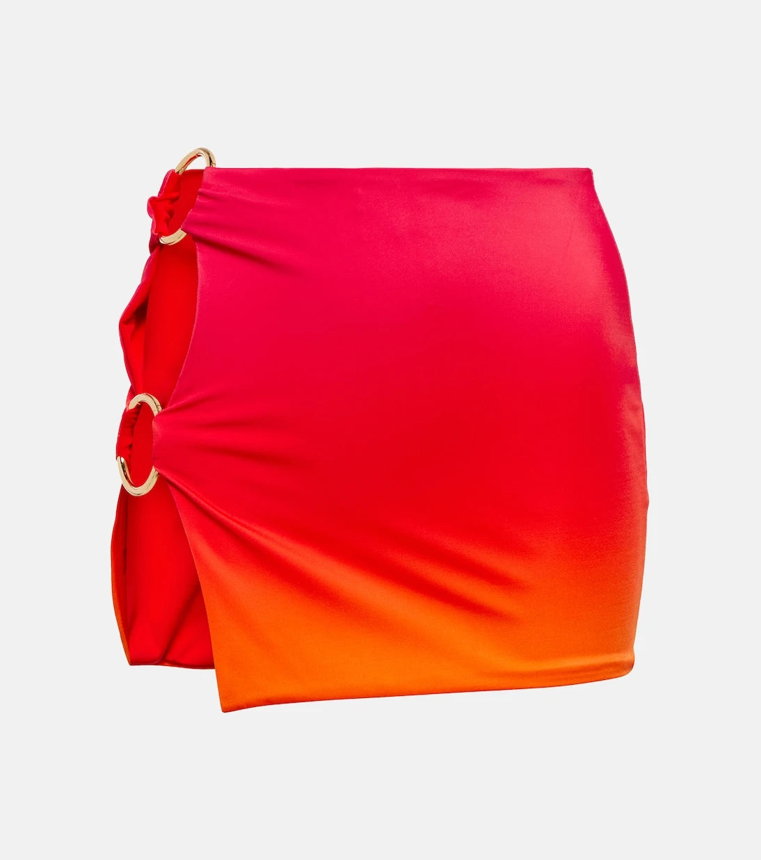 Louisa Ballou - Double Ring printed miniskirt