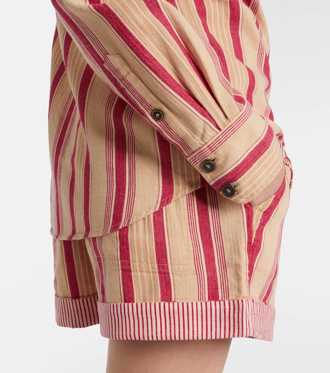 Marant Etoile - Gelva striped cotton shirt